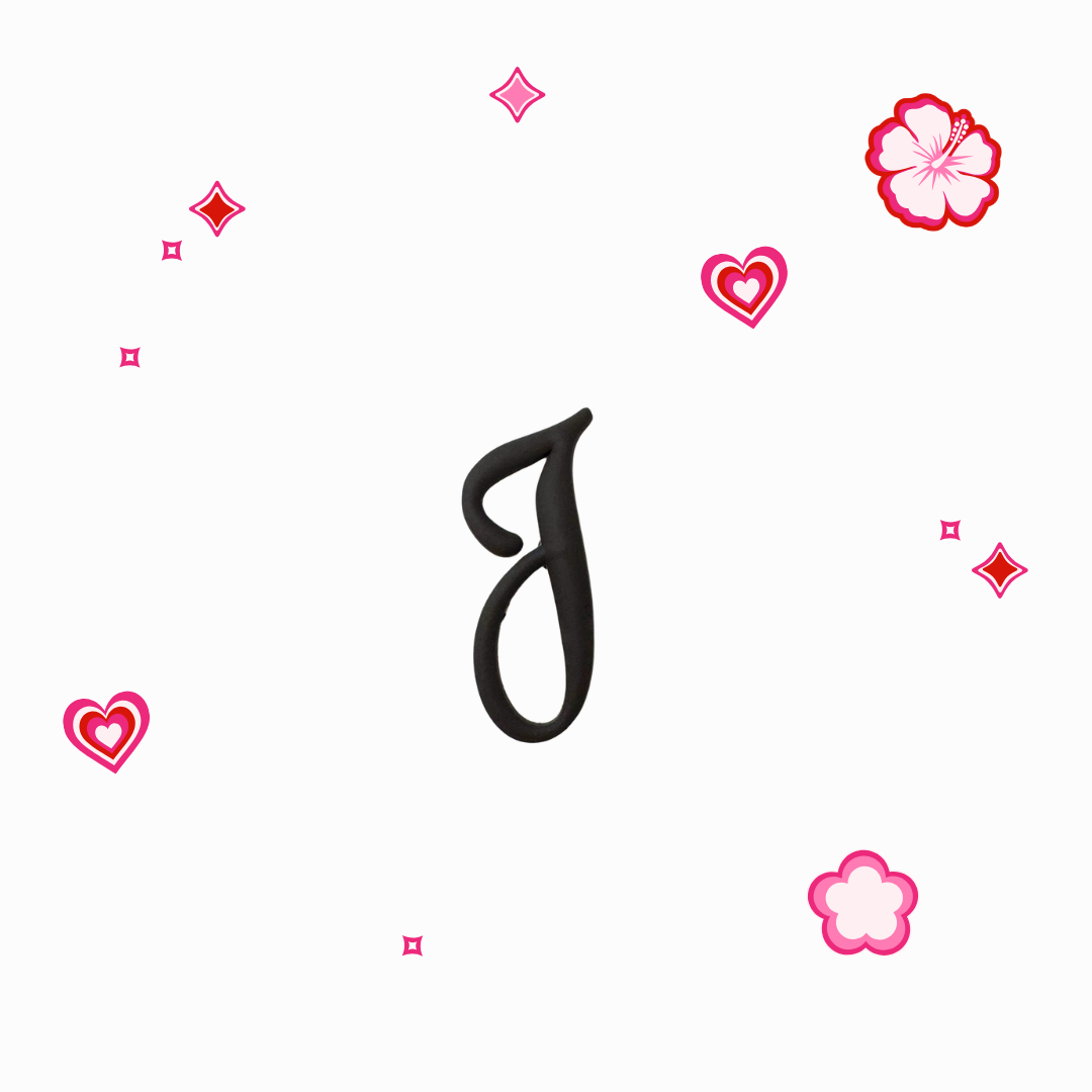 Charms - Thème Lettres Noires