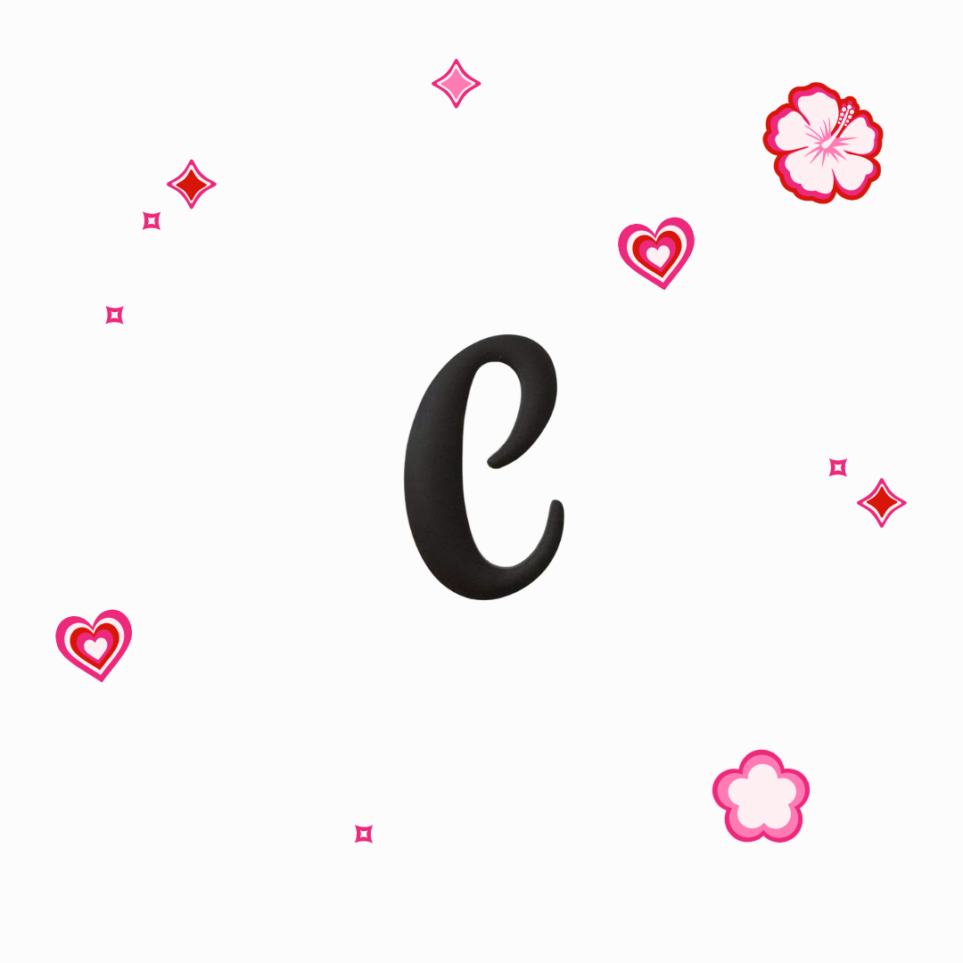 Charms - Thème Lettres Noires