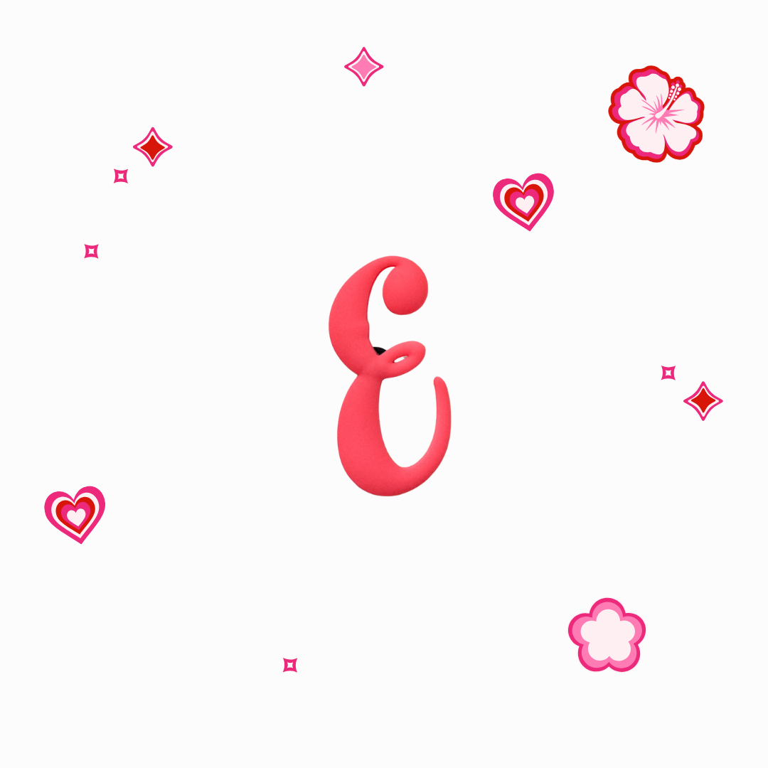 Charms - Thème Lettres Roses