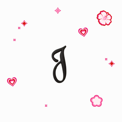 Charms - Thème Lettres Noires