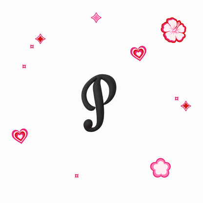 Charms - Thème Lettres Noires