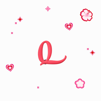Charms - Thème Lettres Roses
