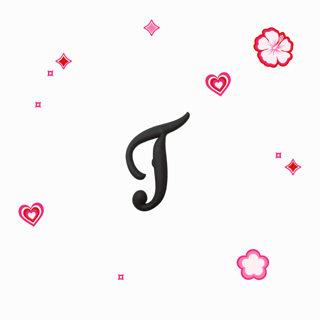 Charms - Thème Lettres Noires