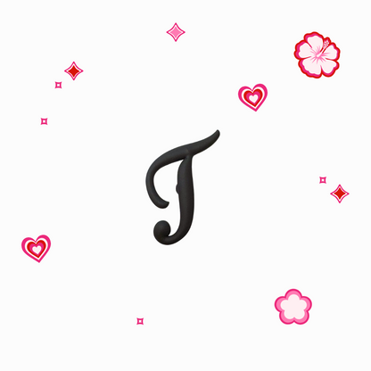 Charms - Thème Lettres Noires