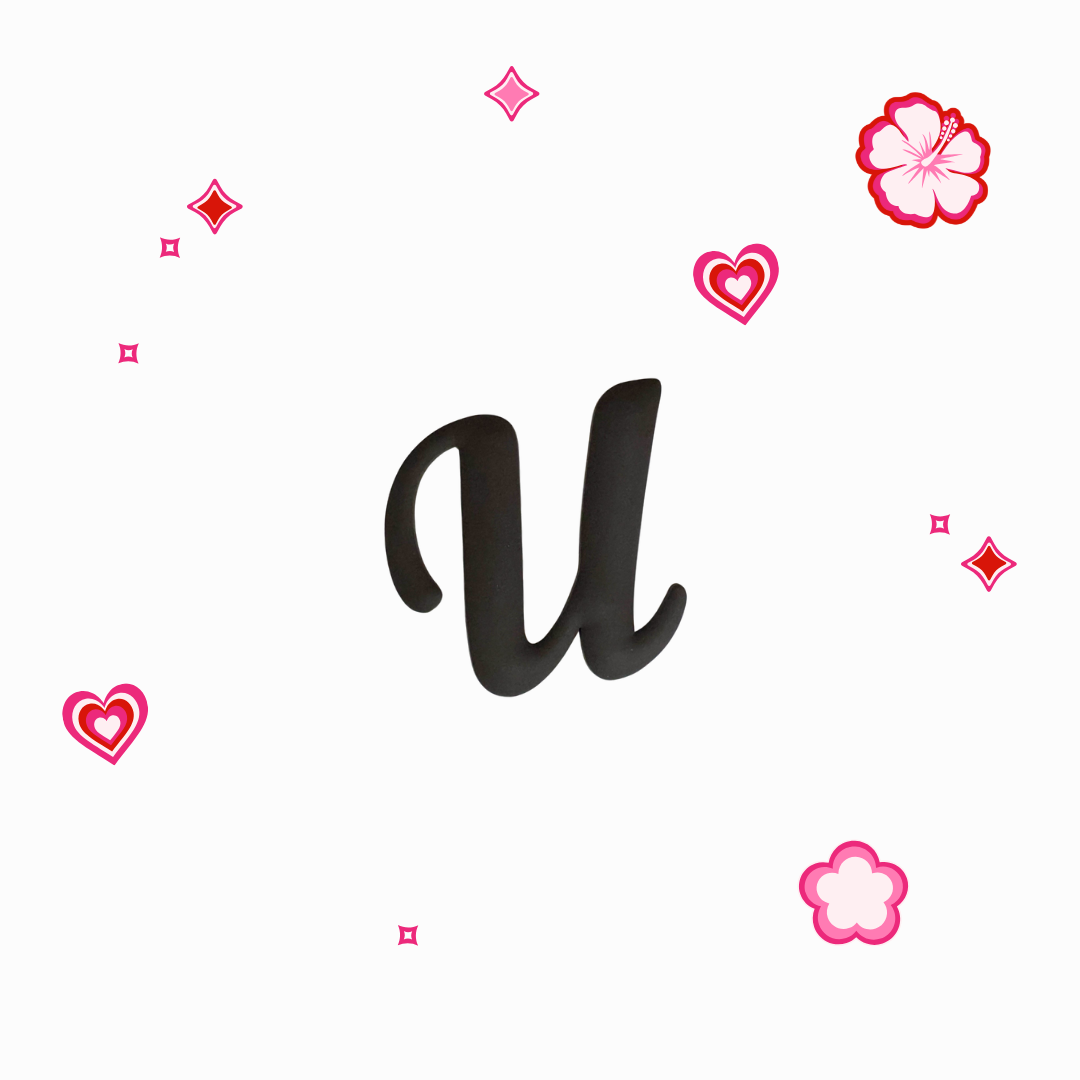 Charms - Thème Lettres Noires