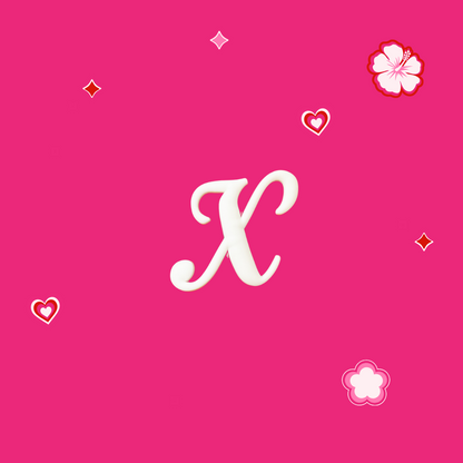 Charms - Thème Lettres Blanches