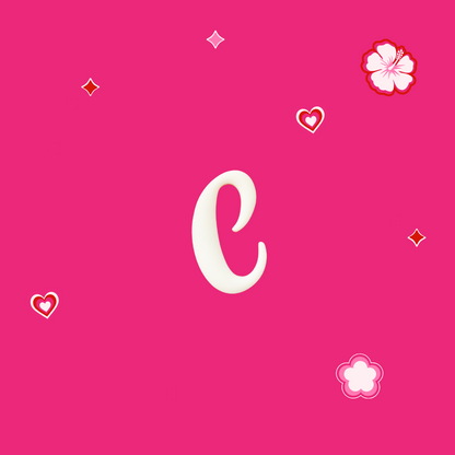 Charms - Thème Lettres Blanches