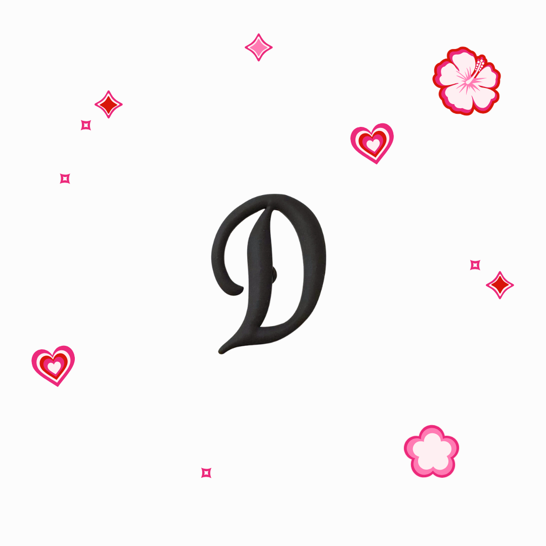 Charms - Thème Lettres Noires