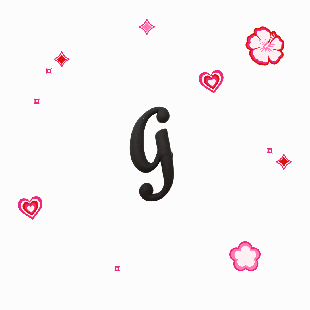 Charms - Thème Lettres Noires