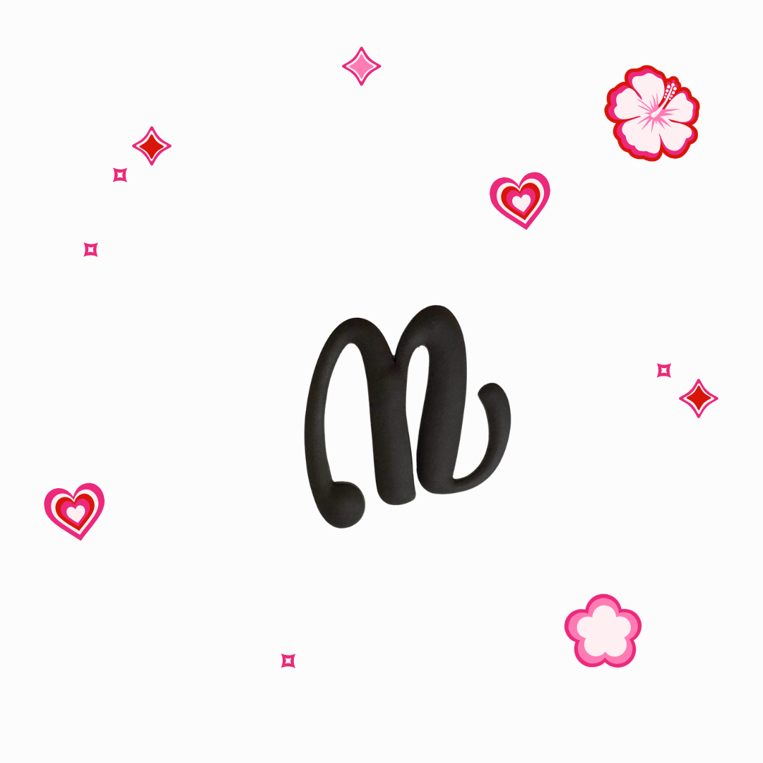 Charms - Thème Lettres Noires