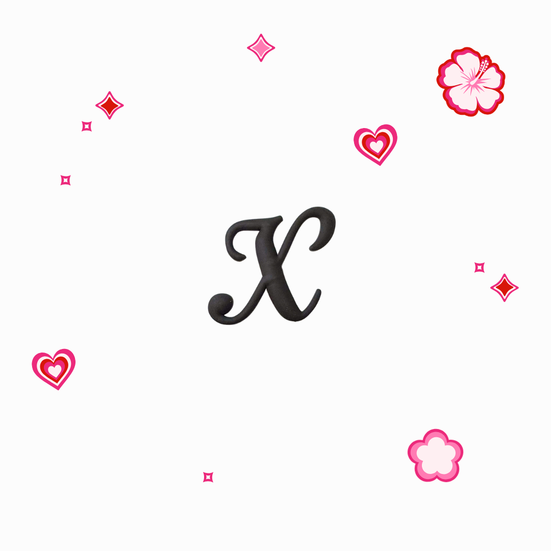 Charms - Thème Lettres Noires