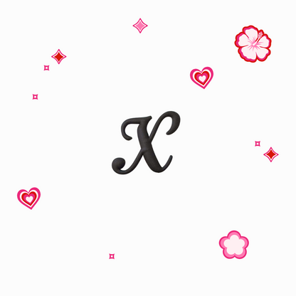 Charms - Thème Lettres Noires