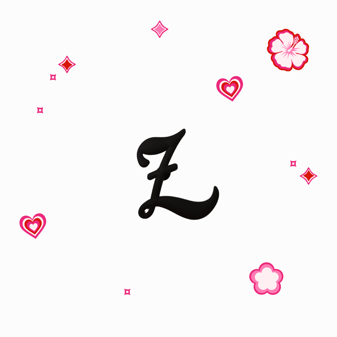 Charms - Thème Lettres Noires